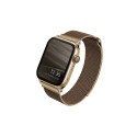 UNIQ Dante Prémiový ocelový řemínek s milánským tahem pro Watch 42/44/45/49mm, karamelově zlatý