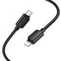 Kabel Hoco X113 USB-C na Lightning 27W 1 m černý