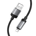 Kabel Hoco X117 USB-A na Lightning 2,4A 1 m černý