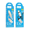 Kabel Hoco X117 USB-A na Lightning 2,4A 1 m černý