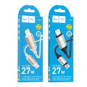 Kabel Hoco X117 USB-C na Lightning 27W 1 m černý