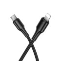 Kabel Hoco X120 USB-C Lightning 27W 1 m černý