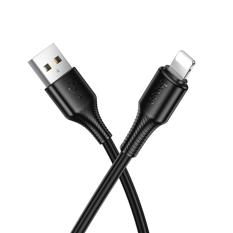 Kabel Hoco X120 1 m pro Lightning (USB-A) - černý