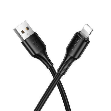 Kabel Hoco X120 USB-A na Lightning 1 m, černý