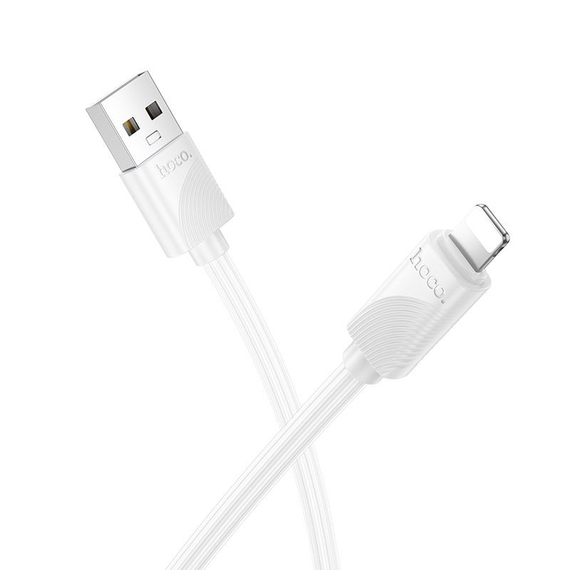 Kabel Hoco X114 1 m USB-A na Lightning 2,4A - bílý
