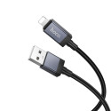Kabel Hoco X118 USB-A na Lightning 1 m s LED displejem