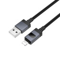 Kabel Hoco X118 USB-A na Lightning 1 m s LED displejem