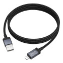 Kabel Hoco X118 USB-A na Lightning 1 m s LED displejem
