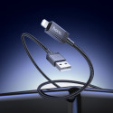 Kabel Hoco X118 USB-A na Lightning 1 m s LED displejem