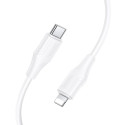 Kabel Hoco X124 USB-C na Lightning 27W 1 m bílý