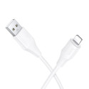 Kabel Hoco X124 USB-A na Lightning 2,4A 1 m bílý