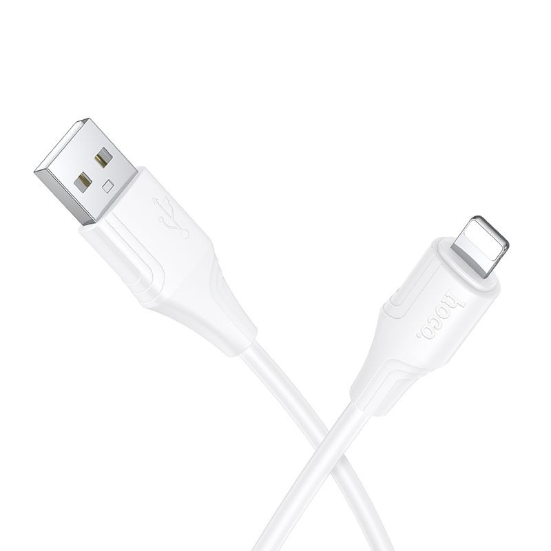 Kabel Hoco X124 2,4A 1 m pro iPhone a iPad - bílý