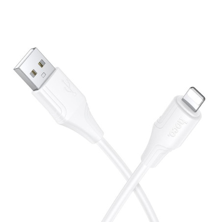 Kabel Hoco X124 USB-A na Lightning 2,4A 1 m bílý