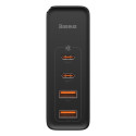 BASEUS CCGAN2P-L01 GaN Nabíječka 4v1 (2xUSB, 2x USB-C PD), výkon 100W, USB-C kabel, černá