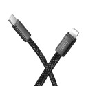 Kabel Hoco X125 USB-C na Lightning 1 m 30W PD - černý