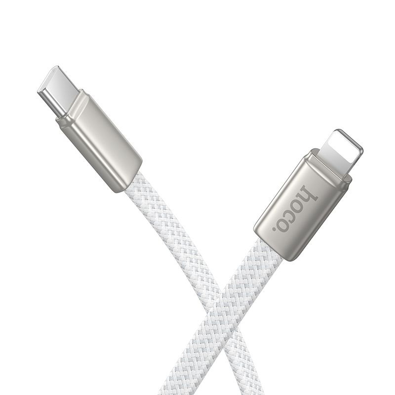 Kabel Hoco X125 1 m PD 30W pro Apple zařízení s Lightning - bílý