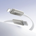Kabel Hoco X125 USB-C na Lightning 1 m PD 30W - bílý
