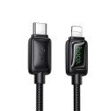 Kabel Hoco U146 USB-C na Lightning 30W 1,2 m černý