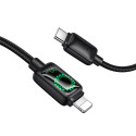Kabel Hoco U146 USB-C na Lightning 30W 1,2 m černý