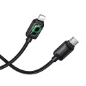 Kabel Hoco U146 USB-C na Lightning 30W 1,2 m černý