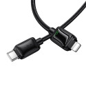 Kabel Hoco U146 USB-C na Lightning 30W 1,2 m černý