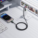 Kabel Hoco U146 USB-C na Lightning 30W 1,2 m černý