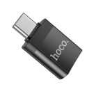 Adaptér Hoco UA17 OTG USB-C na USB-A - černý