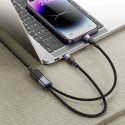 Kabel Hoco U139 2in1 USB-C + Lightning 100W 1,2 m černý