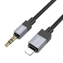 Kabel Hoco UPA32A AUX Jack 3,5 mm na Lightning 1 m černý