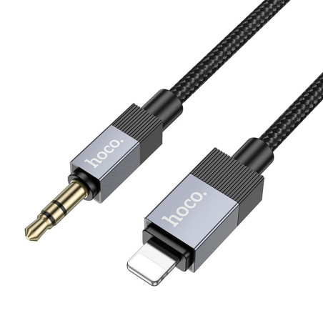 Kabel Hoco UPA32A AUX Jack 3,5 mm na Lightning 1 m černý