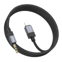 Kabel Hoco UPA32A AUX Jack 3,5 mm na Lightning 1 m černý