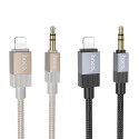 Kabel Hoco UPA32A AUX Jack 3,5 mm na Lightning 1 m černý