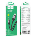 Kabel Hoco UPA32A AUX Jack 3,5 mm na Lightning 1 m černý