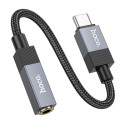 Adaptér Hoco UPA32C USB-C na Jack 3,5 mm černý