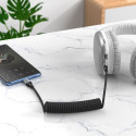 Kabel Hoco UPA33B AUX 3,5 mm na USB-C 1,5 m - černý
