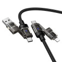 Kabel Hoco U151 4v1 240W 1,2 m černý | applegang.cz