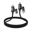 Kabel Hoco U151 4v1 240W 1,2 m černý | applegang.cz
