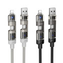 Kabel Hoco U151 4v1 240W 1,2 m černý | applegang.cz