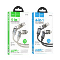 Kabel Hoco U151 4v1 240W 1,2 m černý | applegang.cz