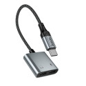 Adaptér Hoco UPA34A AUX USB-C na 2x USB-C 10W