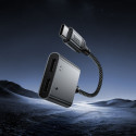 Adaptér Hoco UPA34A AUX USB-C na 2x USB-C 10W