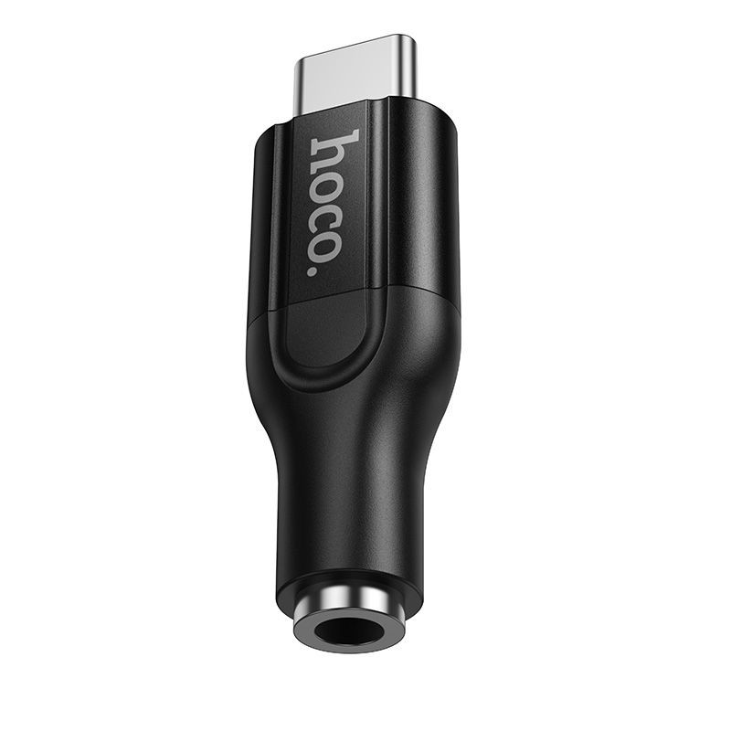 Adaptér Hoco UPA35 MIA pro USB-C na 3,5mm jack - černý