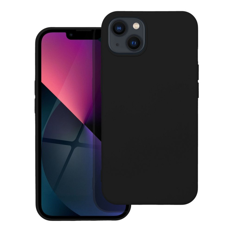 Kryt SILICONE pro iPhone 13 - černý