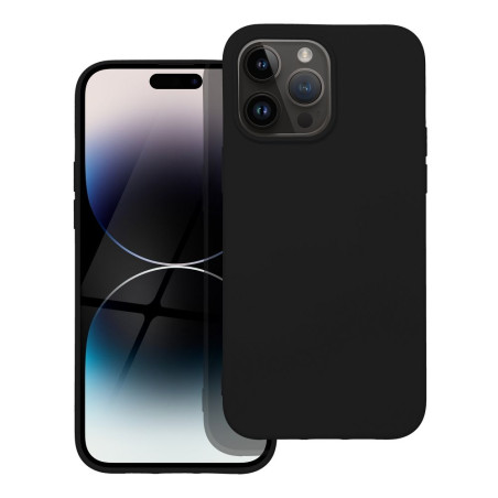 Kryt SILICONE pro iPhone 14 Pro Max - černý