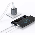 USAMS CC305 T66 – 45W GaN síťová nabíječka, 2× USB-C, matná černá