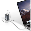 USAMS CC305 T66 – 45W GaN síťová nabíječka, 2× USB-C, matná černá