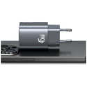 USAMS CC305 T66 – 45W GaN síťová nabíječka, 2× USB-C, matná černá