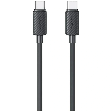 USAMS KY Series US-SJ691 60W USB-C / USB-C kabel 1m černý