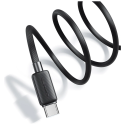 USAMS KY Series US-SJ691 60W USB-C / USB-C kabel 1m černý