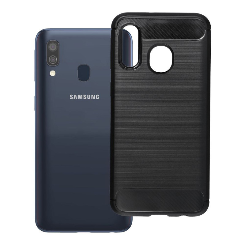 Kryt CARBON 2.0 pro Samsung Galaxy A40 - černý